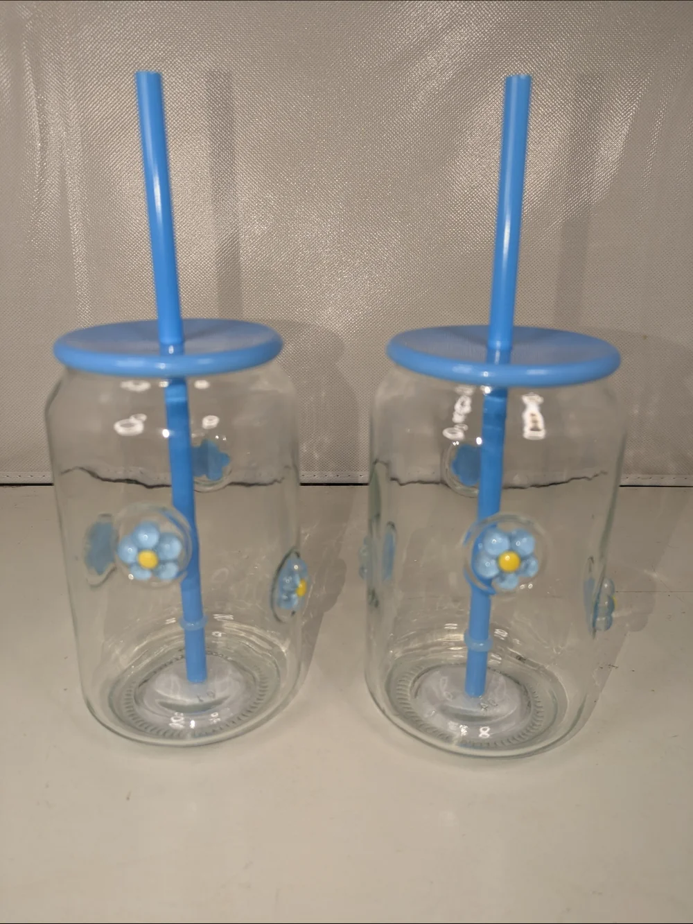 Custom Order - 5 Tumblers - 2 Blue, 2 Pink, 1 Yellow